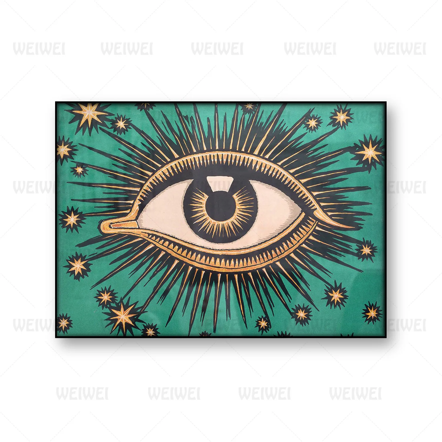 Рисунок на холсте постер с фотозрением искусство стене провидение небесный