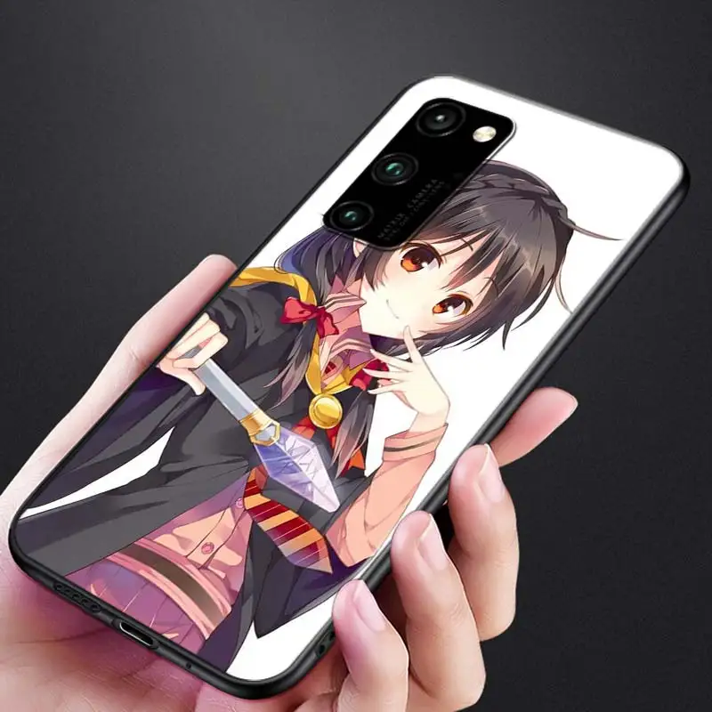 

Silicone Cover Animal Konosuba Megumin for Huawei Honor 30 20S 20 10i 9S 9A 9C 9X 8X 10 9 Lite 8A 7C 7A Pro Phone Case