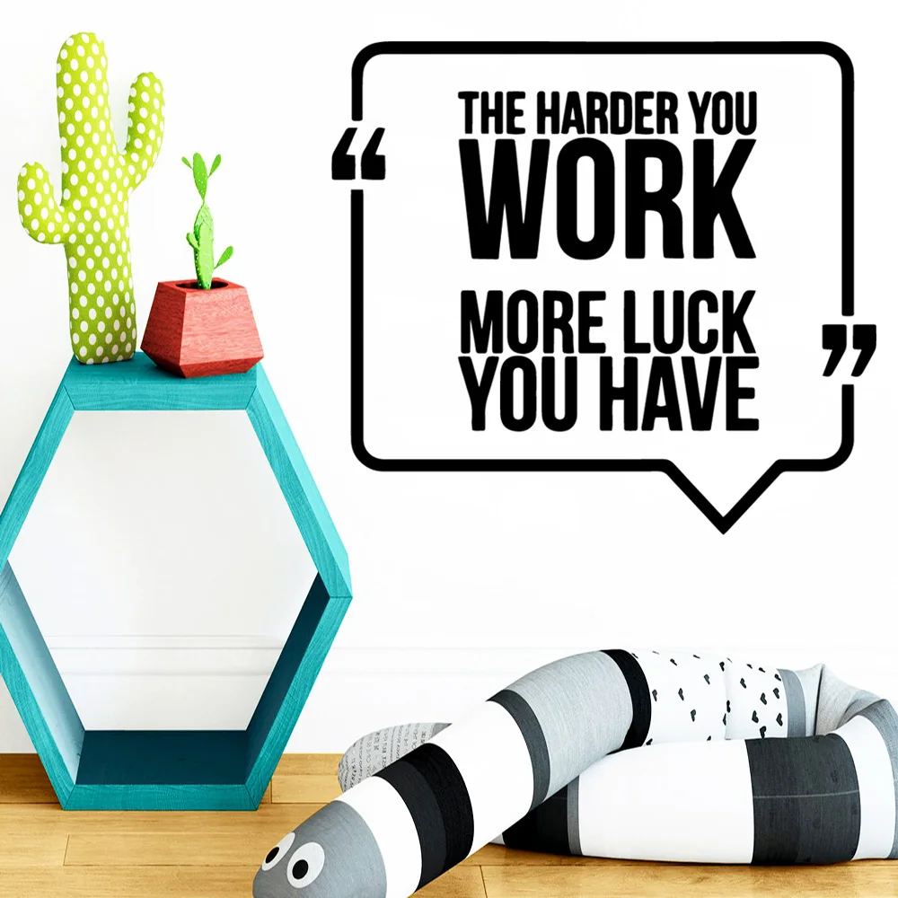 Креативная работа Цитата настенные наклейки художественные обои декор для