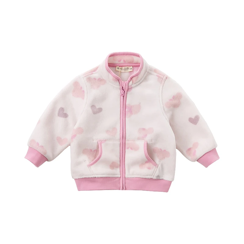 DB396-H dave bella spring baby lovely jacket children fashion outerwear kids cute coat - Цвет: little mouse print