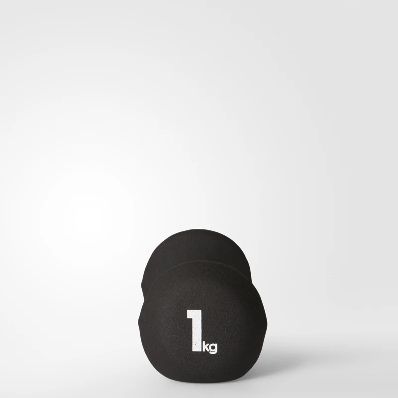 Гантель Adidas Neoprene Dumbbell 1kg BH0187 | Спорт и развлечения