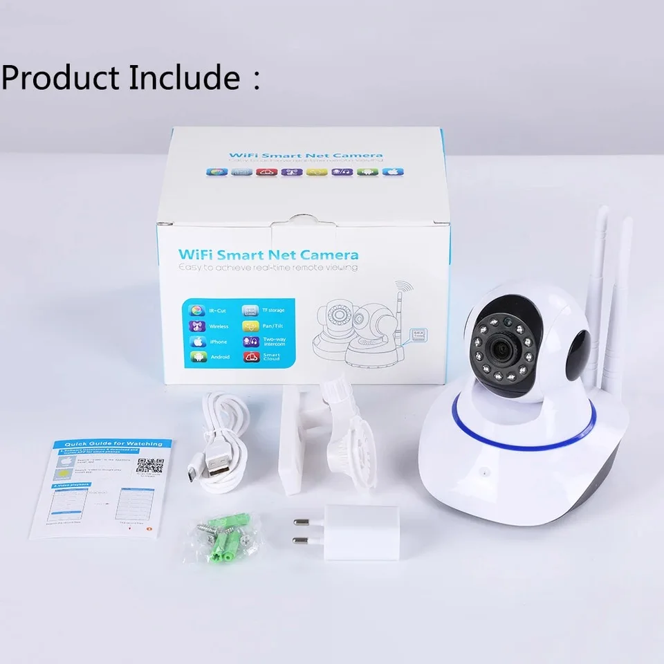 1080P IP Camera Wireless Home Security Surveillance Wifi Night Vision Baby Monitor CCTV 1920*1080 | Безопасность и защита