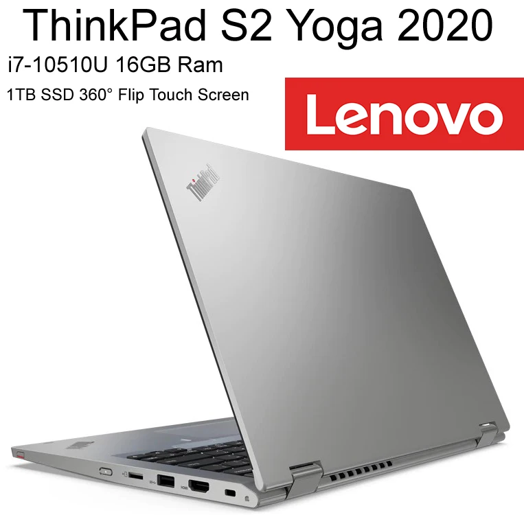 Ноутбук 2 в 1 Lenovo ThinkPad S2 ноутбук для йоги с 13 3-дюймовым сенсорным FHD экраном 4096 16 ГБ
