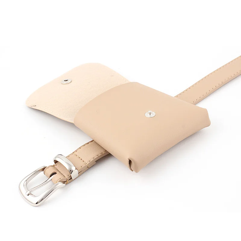 Women's Practical Faux Leather Belt Ladies Fashion Dress Decorative Waistbelt Detachable Mobile Phone Bag | Аксессуары для