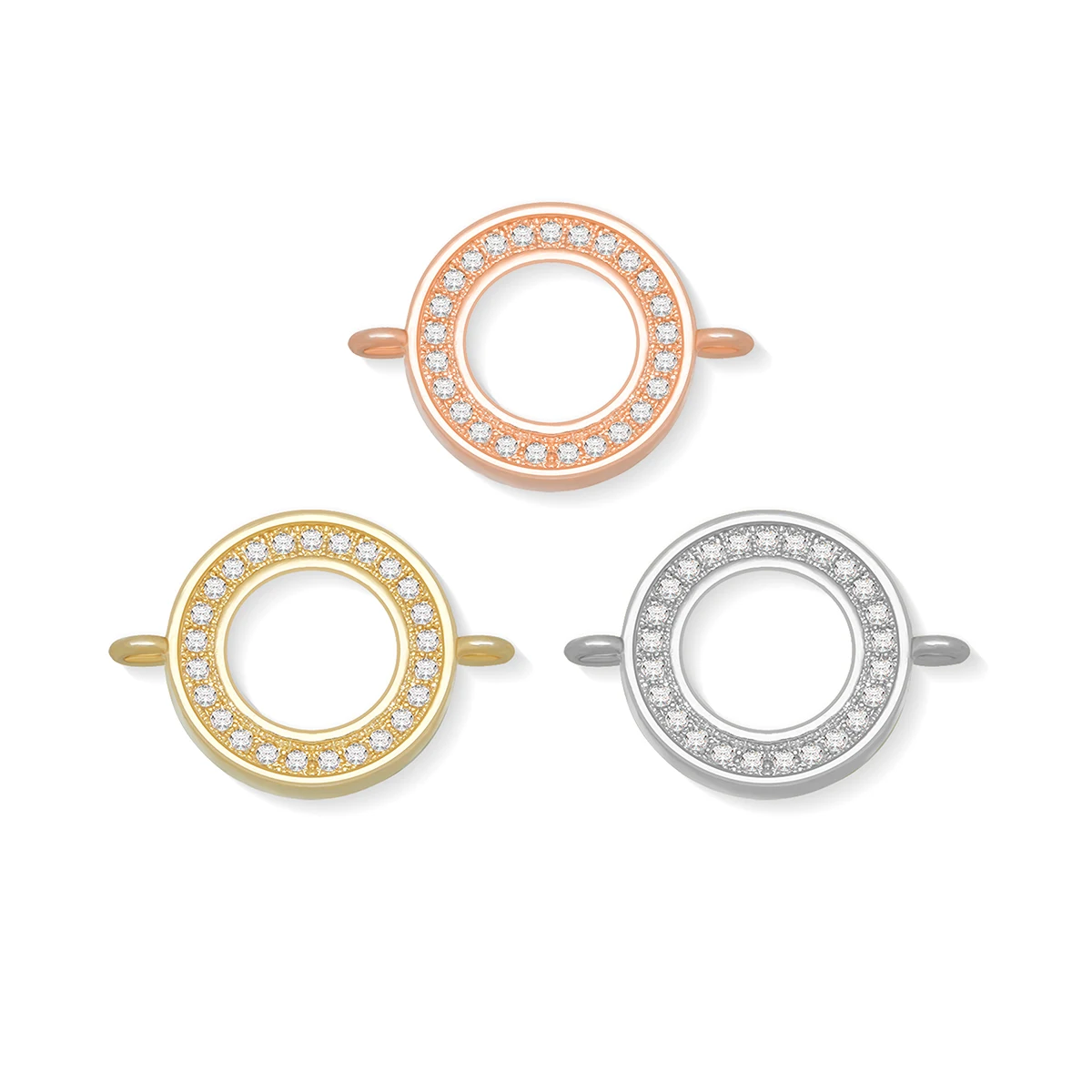 

Подвеска для браслета и ожерелья, с фианитом