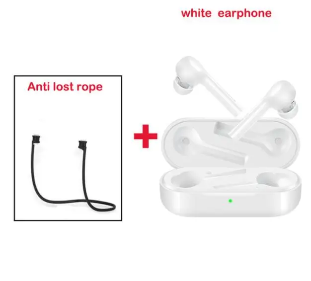 White and Rope Оригинальные беспроводные наушники huawei Honor Flypods Lite, водонепроницаемые, IP54, управление нажатием, Беспроводная зарядка, Bluetooth 4,2 - Цвет: White and Rope