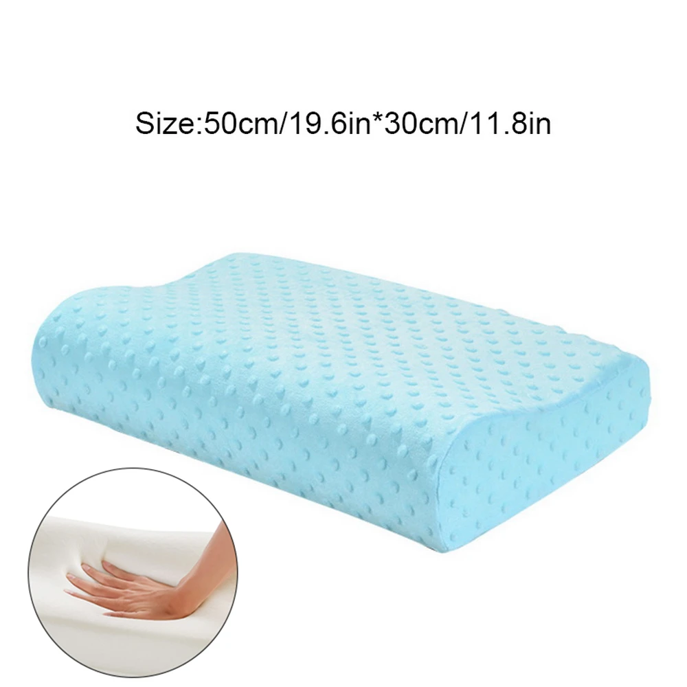 50cmX30cm DIDIHOU 3 цвета Memory Foam подушка ортопедические подушки латексная подушка для шеи волокно медленный отскок мягкая подушка Массажер для воротниковой зоны здоровье - Цвет: 50cmX30cm