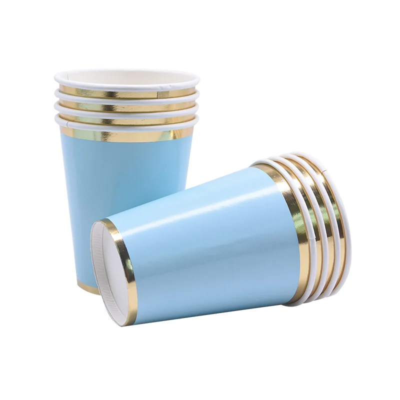 

Pink Blue Green Gold Disposable Tableware Plates/Cups For Boy Girl Gender Reveal Wedding Birthday Party Baby Shower Decoration