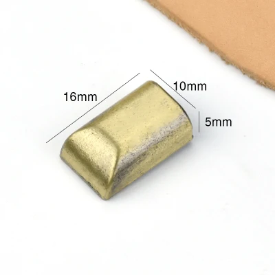 H4-3-brass 50 шт. металлическая молния Потяните хвост замок пряжки с зажимом молния шнур стоп заглушка головка винт DIY сумки кожа аппаратные средства аксессуары ремесла - Цвет: H4-3-brass