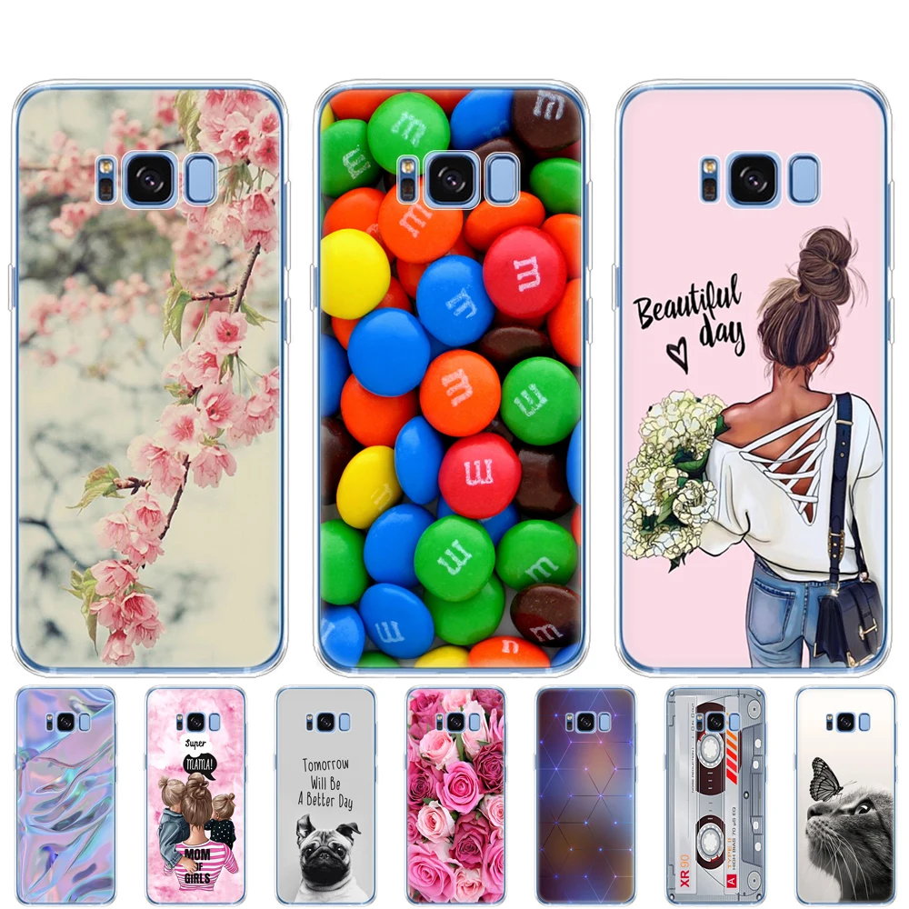 case For Samsung Galaxy S8 soft silicon tpu PLUS Case Cover S8/S8 plus Phone shell protective coque | Мобильные телефоны и