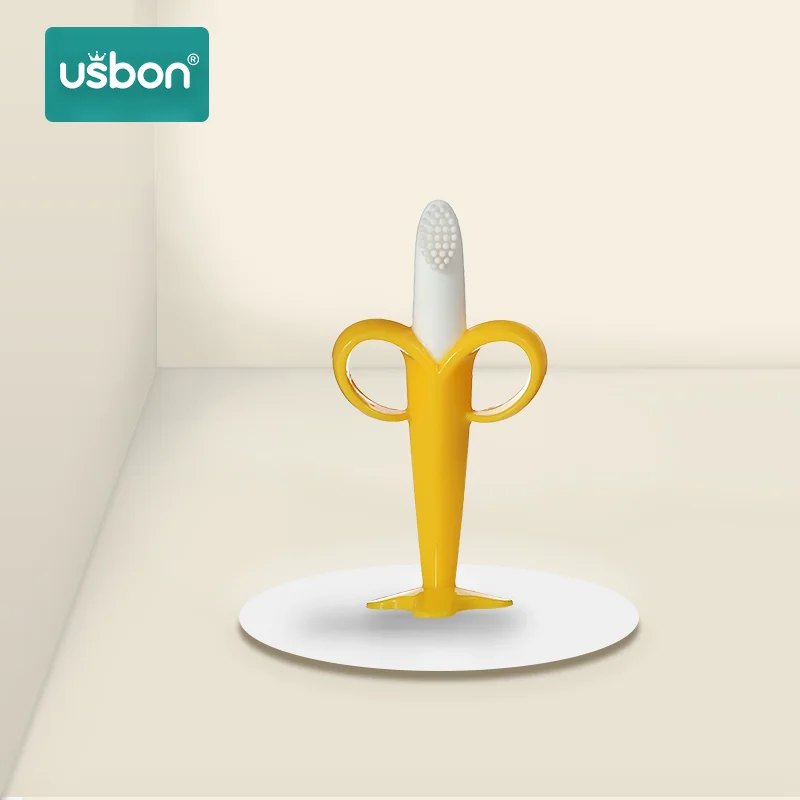 Usbon детская зубная щетка качественный силиконовый и экологически безопасный