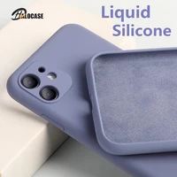 soft candy color phone case for iphone 11 pro max 7 8 6 6s plus xr x xs max se 2020 original liquid silicone case tpu cover capa