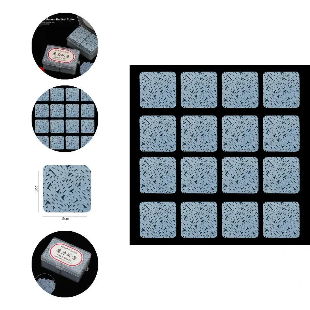 

180Pcs/Box Nail Removing Pad Useful Nail Enamel Remover Pad Lint Free One-off Nail Pad