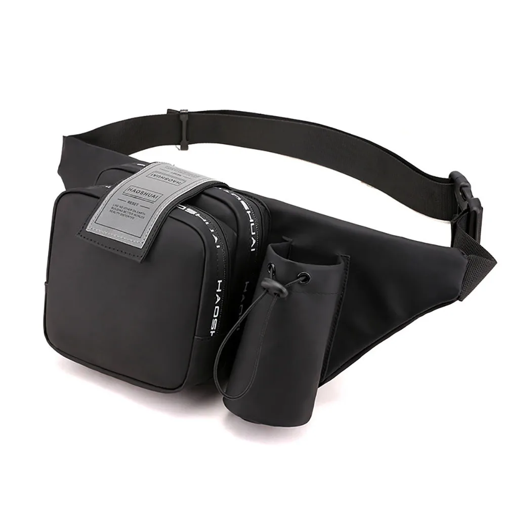 

Large Capacity Men's Waist Bag Multifunction Male Kidney Sport Travel Bags For Men Water Bottle Pocket Male Shoulder Chest Bags