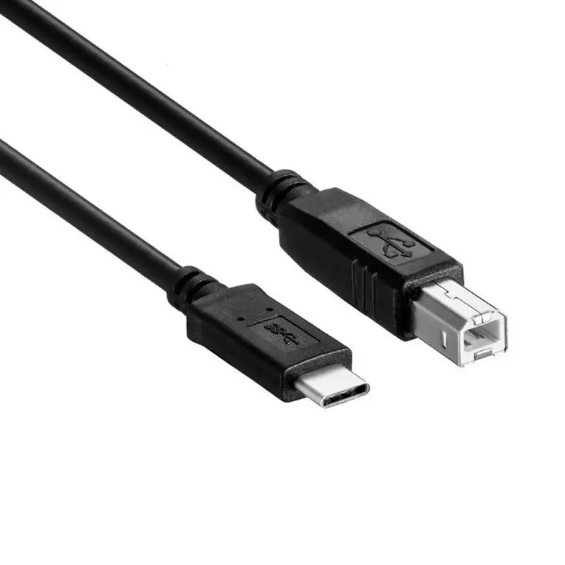 USB C 3 1 Type папа к USB2.0 B Мужской кабель для передачи данных ноутбука принтер жесткий