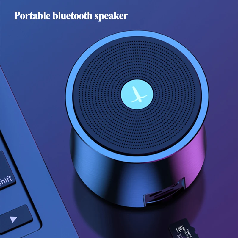 

Металлическая портативная Bluetooth-Колонка tws, беспроводная уличная колонка с басами, поддержка AUX, TF, USB, сабвуфер, стерео-колонка, музыкальный центр