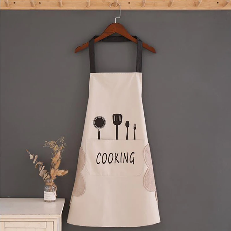 

Waterproof Oil Proof Apron Front Pocket Kitchen Cook Garden Cleaning Unisex Wear