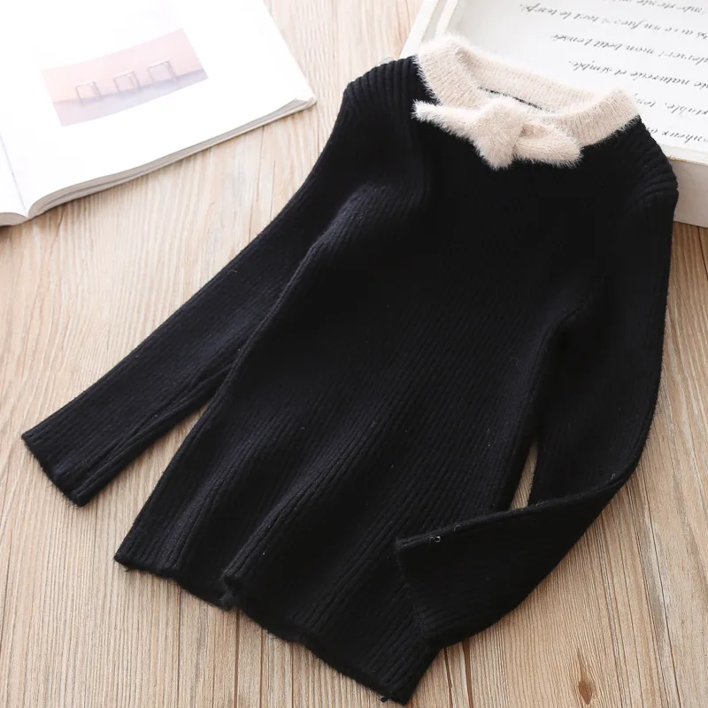 Детское зимнее нижнее белье для девочек осенние свитера пуловеры свитер