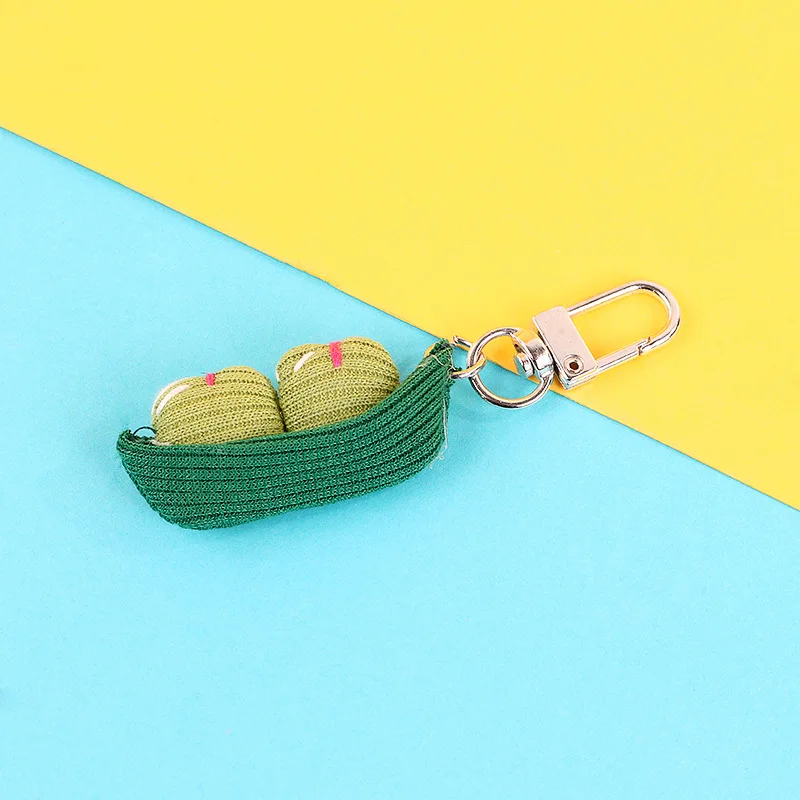 Ins Корейская цепочка для ключей Edamame редиска Овощная шерсть брелок наушников Airpods