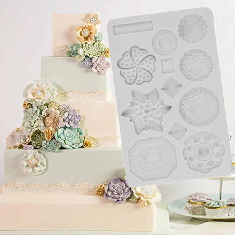 Винтажная форма для броши силиконовые формы инструменты выпечки шоколада тортов