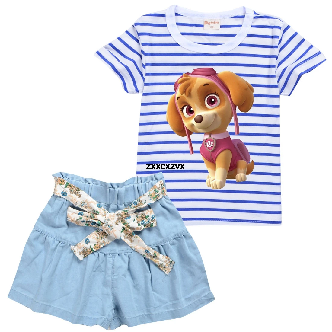 Новый летний комплект одежды для маленьких мальчиков футболка с короткими