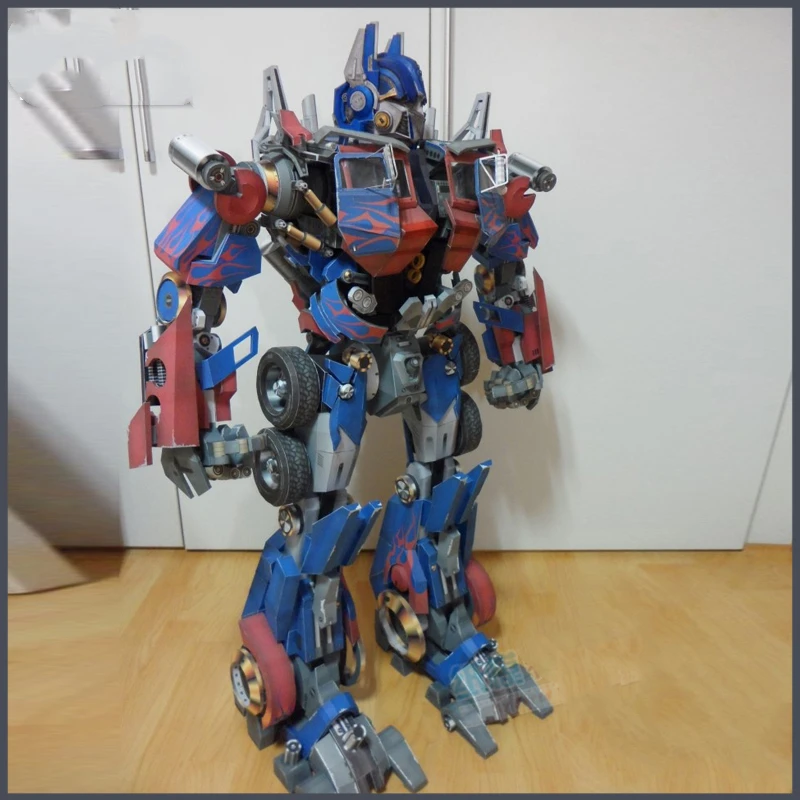 Машинка-трансформер из аниме-бумаги роботы экшн-фигурки прайм-Бумажная модель