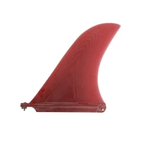 sup board fin longboard fins fiberglass 9%e2%80%98%e2%80%99 length sup single fin redblue color fin surfboard fin 9 length