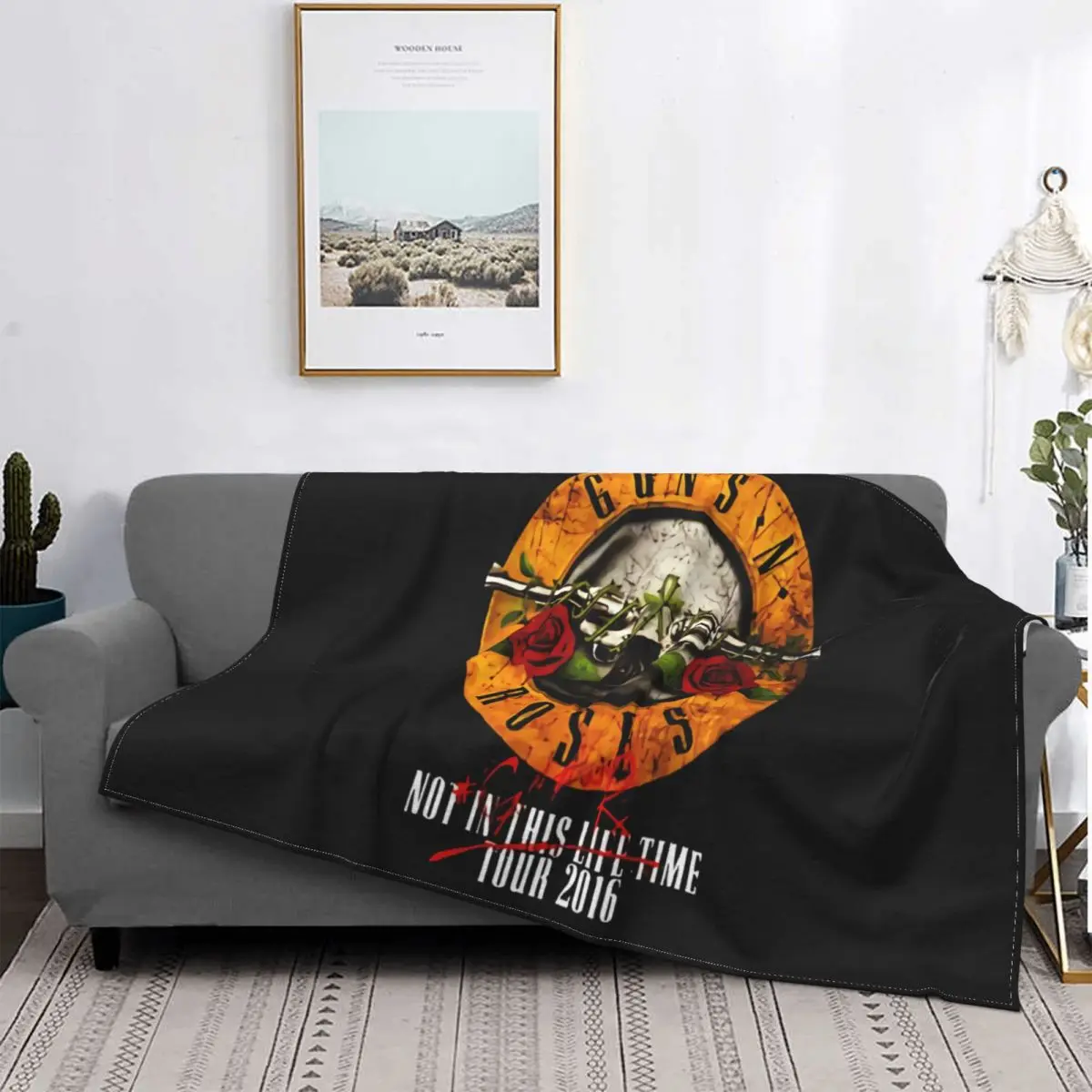 

Guns N Roses-Манта квадратная для камеры, одеяло ретро для мягкой одежды, последняя Манта