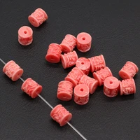 10pc natural stone coral beads 9mm loose spacer bead for jewelry making diy women necklace bracelet accessories