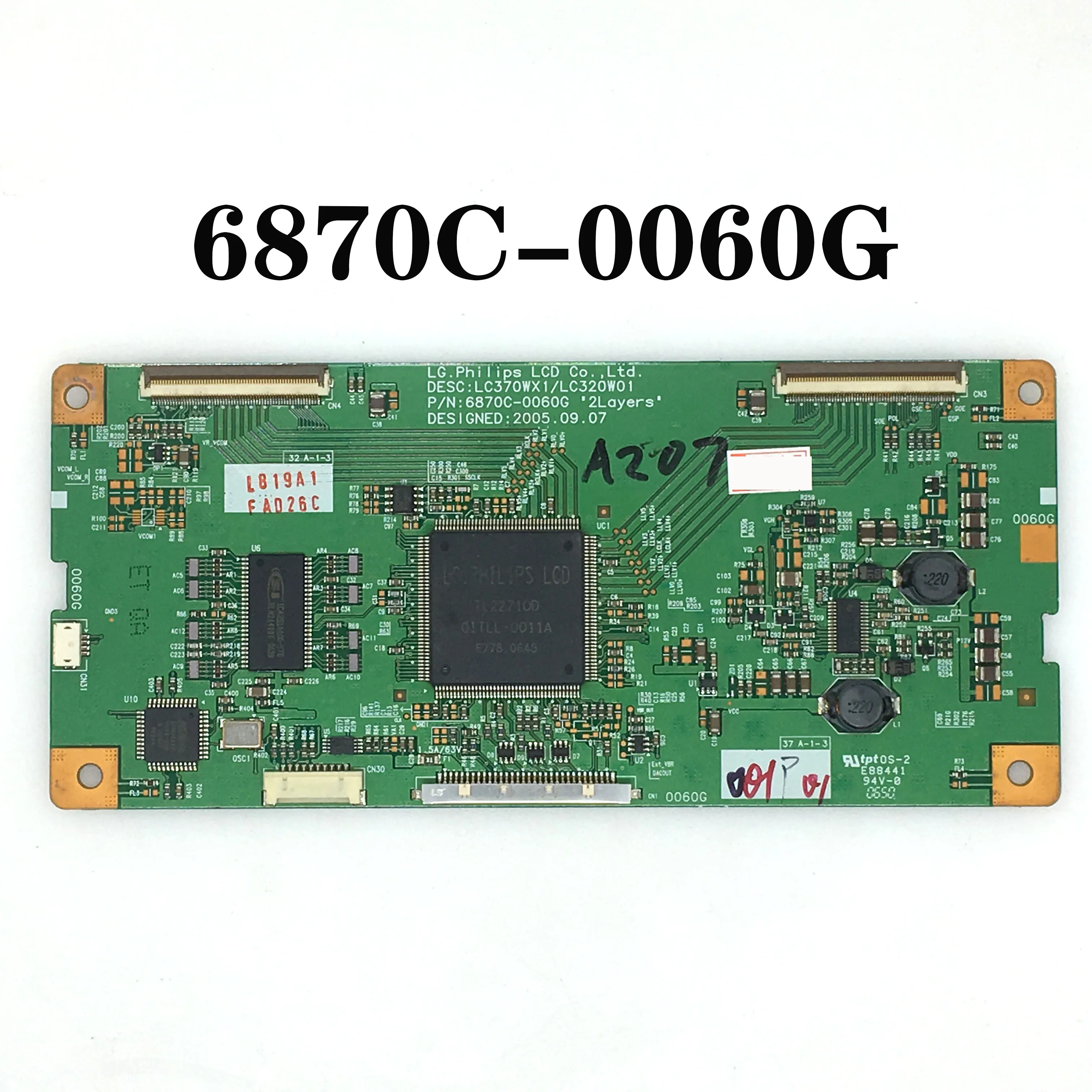

Хорошее прохождение теста T-CON доска для LC370WX1 LC320W01 6870C-0060G 2 слоя