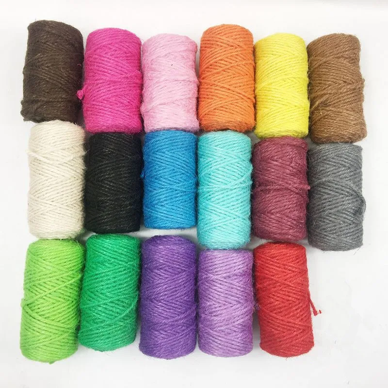 17 цветов s 3 мм цвет Φ три нити тонкой веревки ручной работы Diy Материал обмотки 45