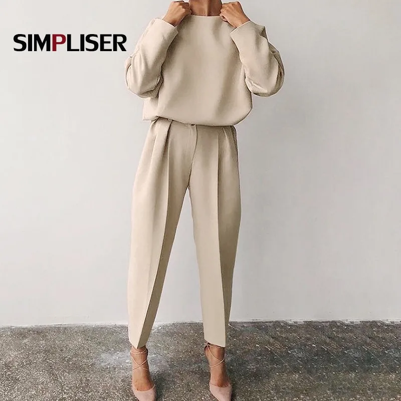 Женские брюки с завышенной талией офисные Костюмные цвета хаки коричневые для