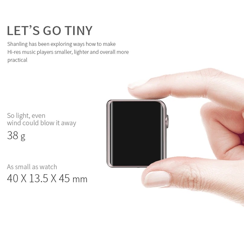 SHANLING M0 Hi-Res Portable Music Player ESS ES9218P 32bit /384kHz Two-way Bluetooth AptX LDAC DSD MP3 | Электроника