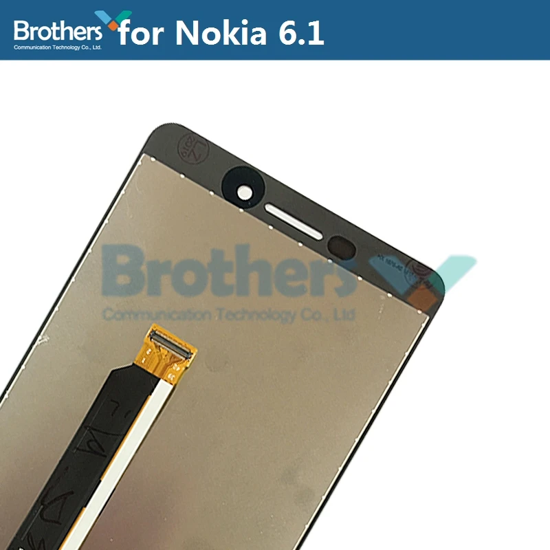 lcd screen for nokia 6 1 lcd display for nokia 6 1 lcd assembly touch screen digitizer phone replacement part tested working top free global shipping