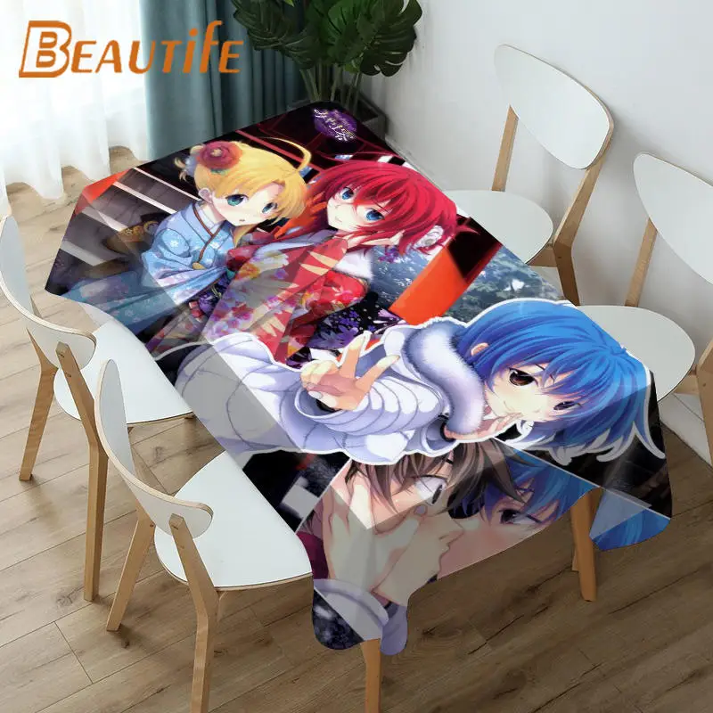 

Custom Anime High School DxD Wedding Tablecloth Bouquet Table Table Cloth Birthday Party Dinner For Home Kitchen Decortion