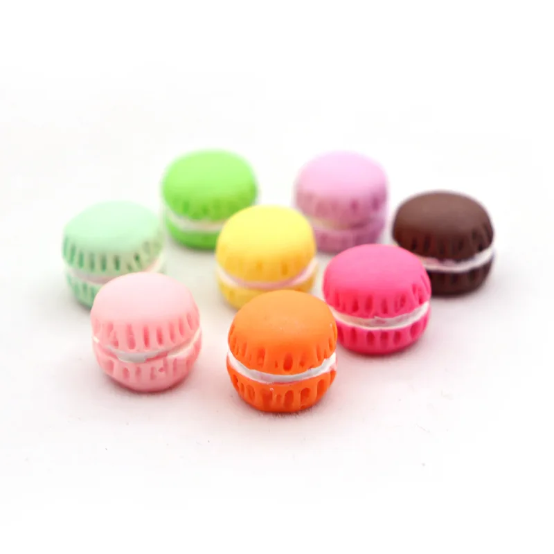 20Pcs Kawaii Cute Macaron Design craft Polymer Clay Decoration Supplies Toys Cabochon Embellishment Scrapbooking Accessories | Дом и сад