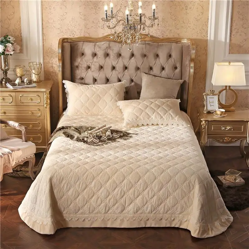 Желтый роскошный Европейский Стиль флисовое покрывало из ткани наволочки для