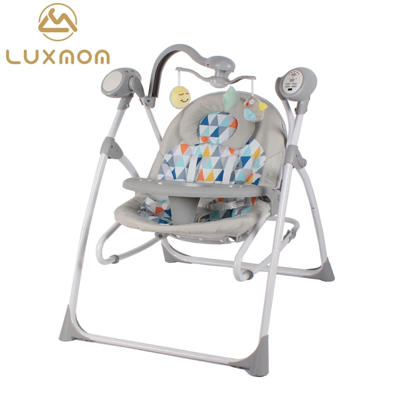 новая модель Детское Электрическое Кресло Качалка детская колыбель шезлонг с