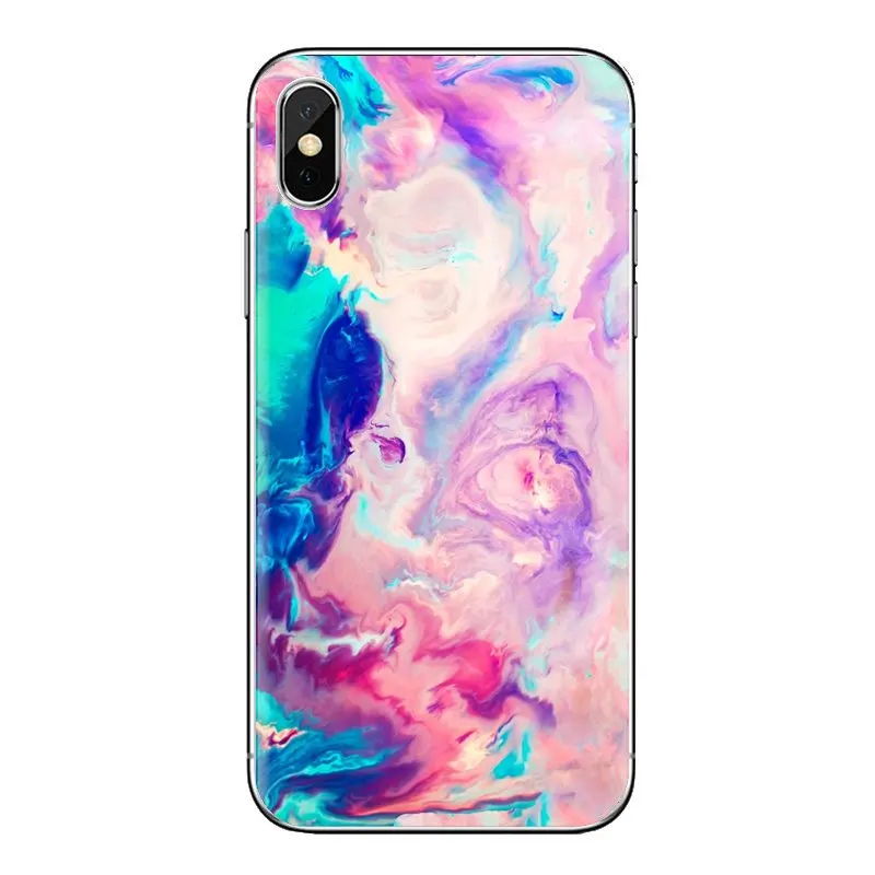 Абстрактные иллюстрации красочные цифровой арт Soft Shell Крышка для samsung Galaxy S3 S4 S5