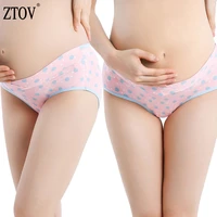ztov 1 pcs cotton maternity underwear intimates pregnancy clothes for pregnant women low waist briefs maternity panties