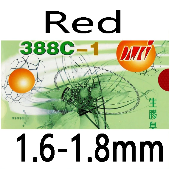 Dawei 388C-1 King of Medium Pips-Out резиновый пинг-понг с губкой - Цвет: Red 1.6-1.8mm