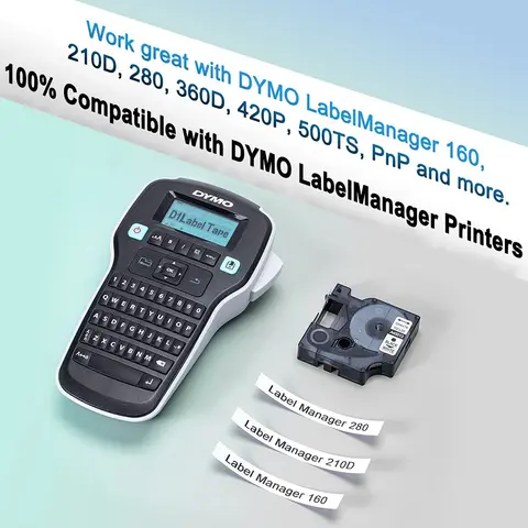 Кассета для Этикеток DYMO D1, 6/9/12 мм, для LabelManager 45013 45010 45013 40910 P
