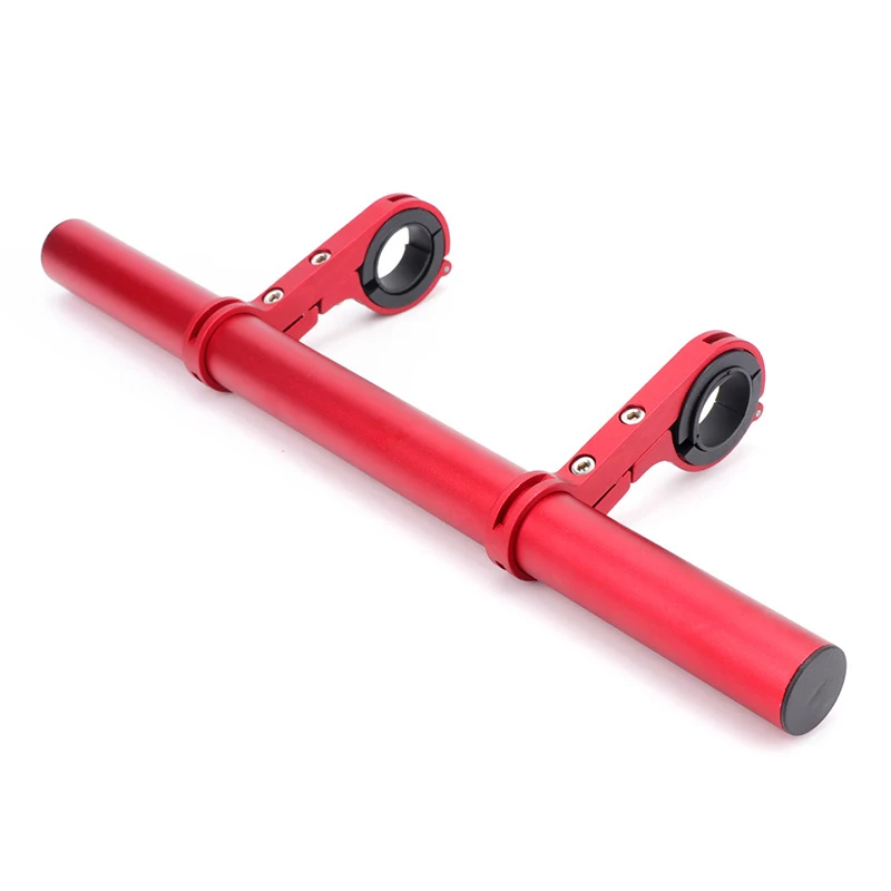 10cm 20cm 30cm aluminum alloycarbon tube bicycle handlebar extender mount mtb bike cycling headlight bracket flashlight holder free global shipping