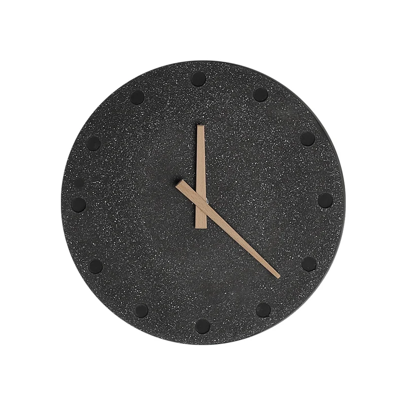 

Large Wall Clock Classic Modern Design hanging Round Wood Clocks Black Living Room engine Novelty Watch Wandklok Home Decor E6