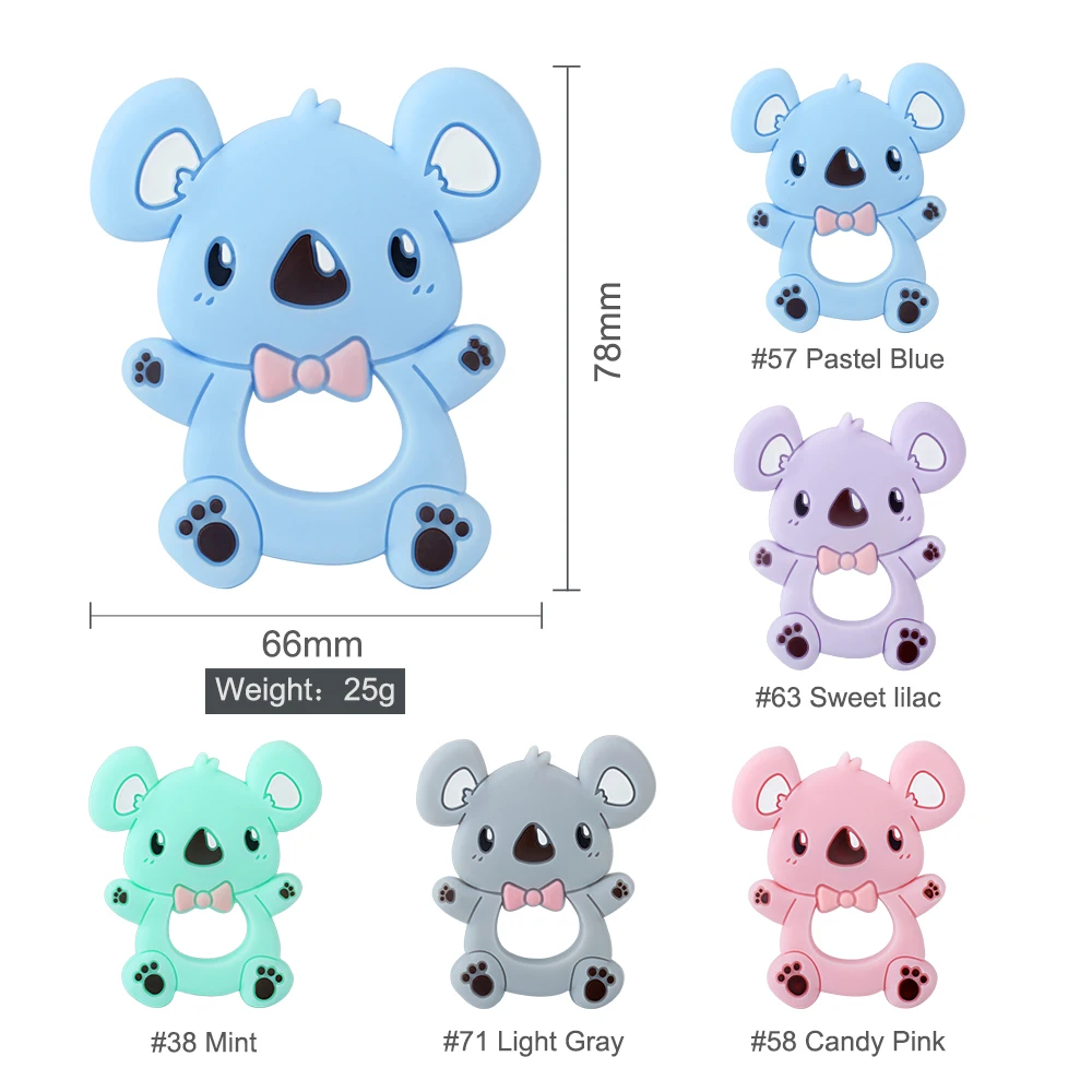 10 шт. Силиконовые Прорезыватели для зубов детей | Мать и ребенок