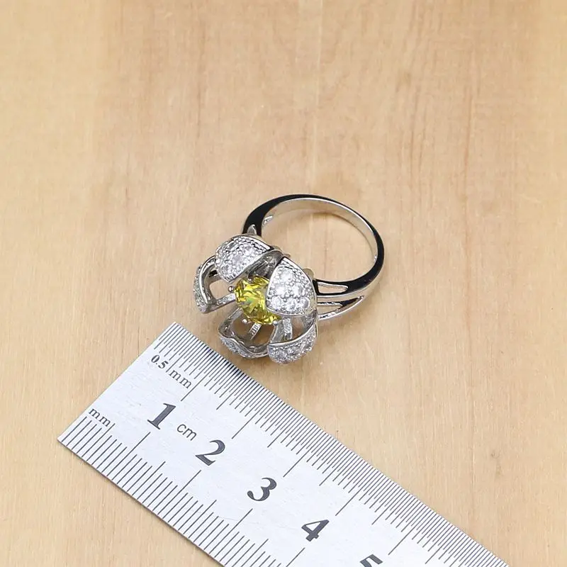 Комплект из колье и серёг серебра 925 пробы | Украшения аксессуары