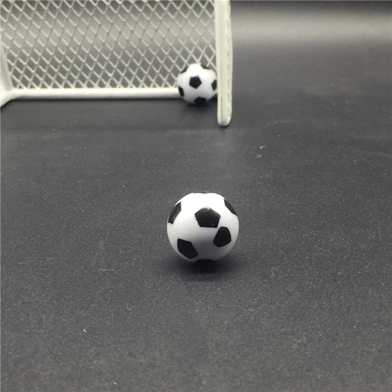 Soccerwe мини настольные футбольные фигурки аксессуары белый черный цвет 18 мм