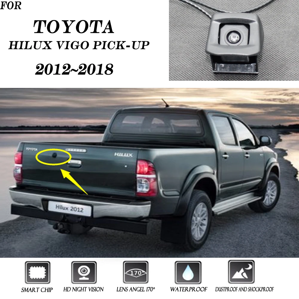 Для Toyota камера заднего вида CCD/резервная камера парковочная камера заднего вида для Субару XV камера Hilux Vigo pick-up 2012 2013