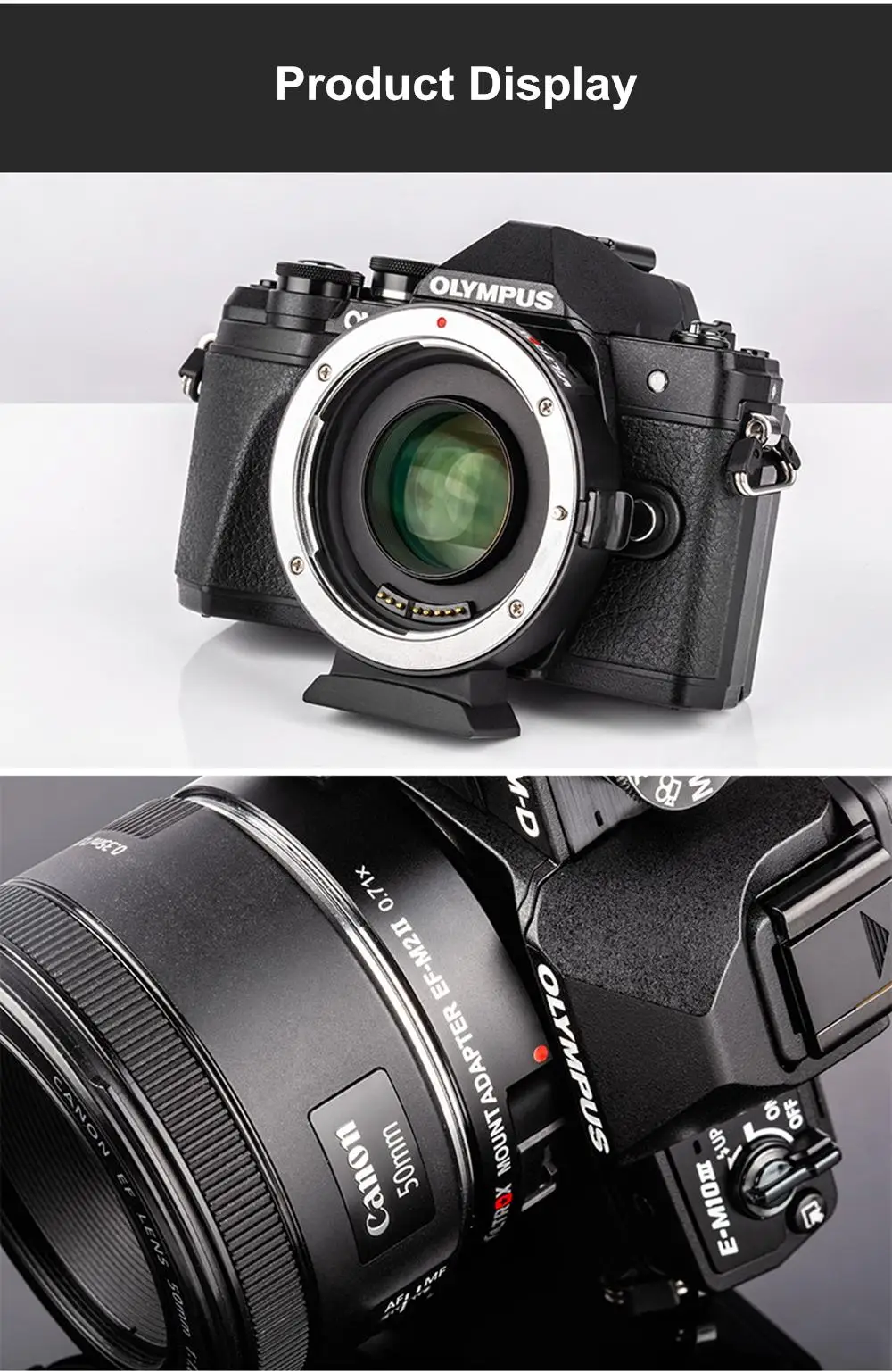 Viltrox EF-M2II усилитель скорости адаптер фокусный редуктор Автофокус 0.71x для Canon EF Крепление объектива к Panasonic Olympus M43 камера