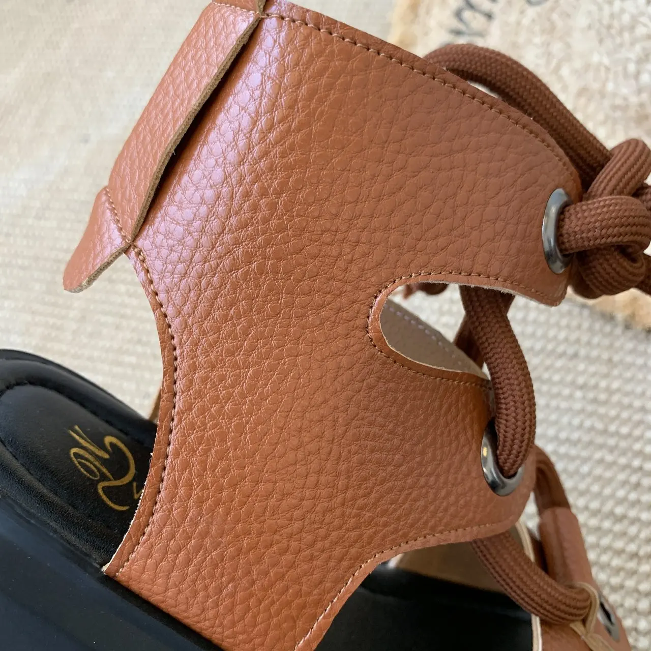 

Women's Open Toe Gladiator Flat Lace-Up Sandals Fashion Platform High Heels Wedge Shoes Women Summer Party Drawstring Sandals